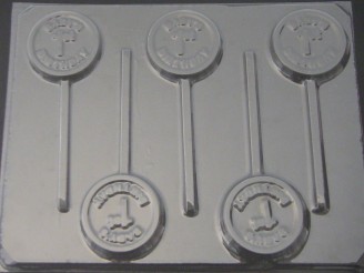 4200 First Birthday Chocolate or Hard Candy Lollipop Mold